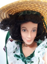 14 IN SCARLETT O'HARA GONE WITH THE WIND BELLE OF THE BARBECUE ASHTON DRAKE DOLL ORIGINAL